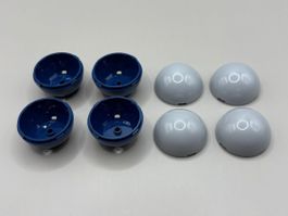 4x Lego Hemisphere 4 x 4 mit Fuss Neu