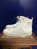 Baskets montantes cuir blanc Hogan 36.5.