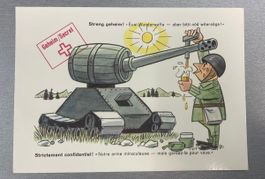 Soldaten Humor Postkarte "Streng geheim" Nr. 550