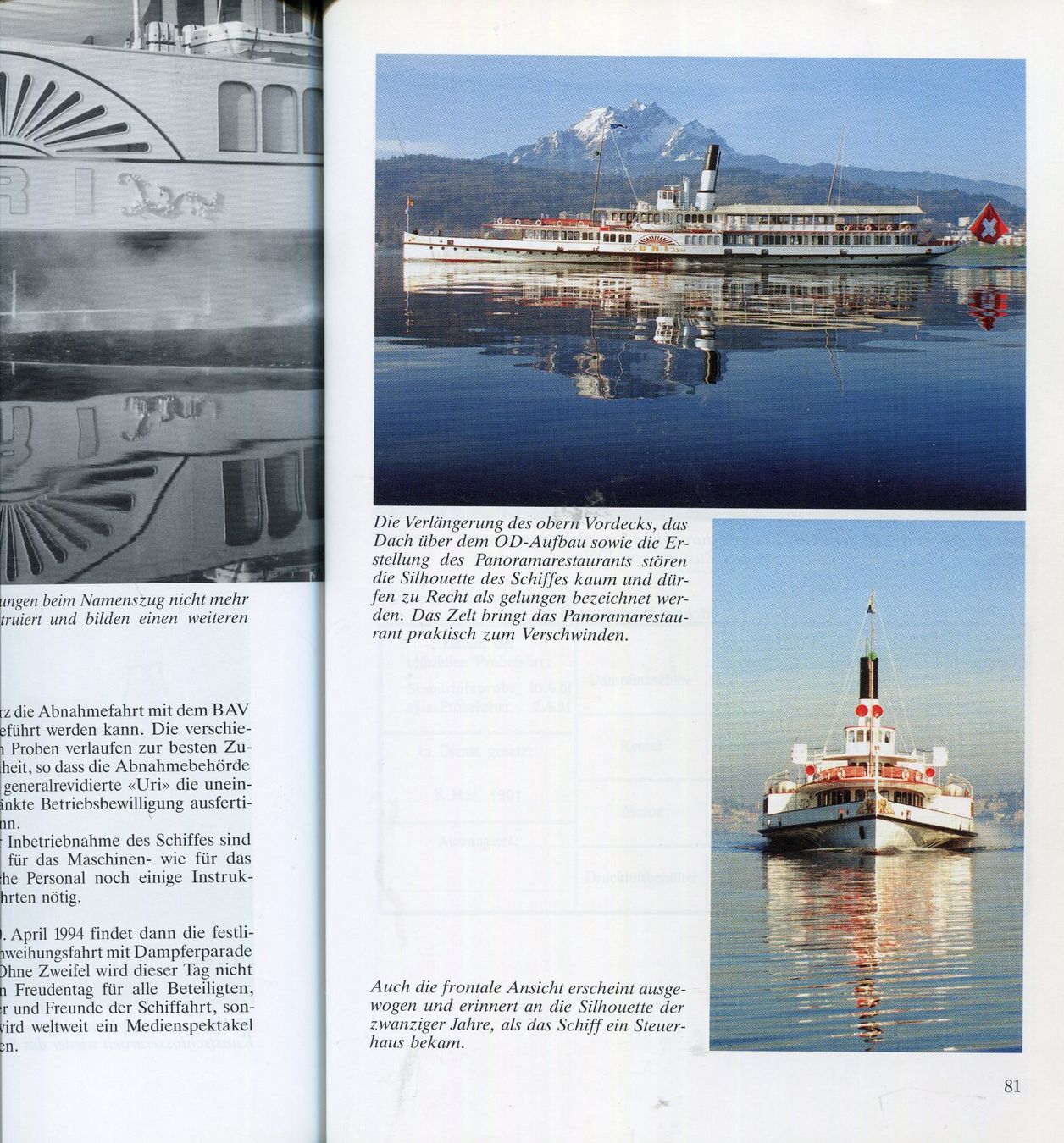 Libri: Vierwaldstättersee, Dampfschiff Uri – Usato da Aarau venduto da Elmaar41 3