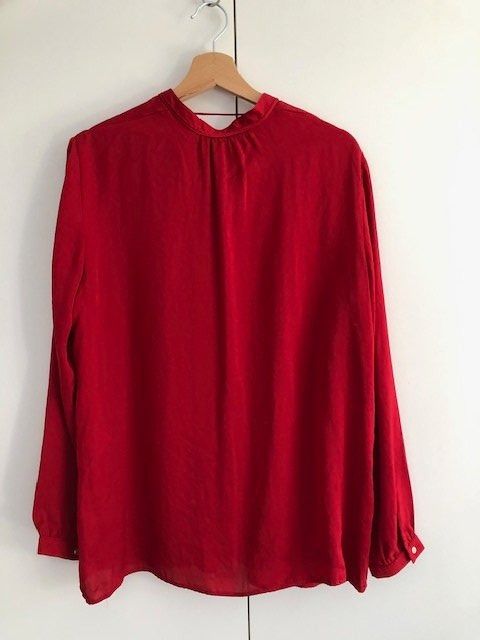 Esprit Blusen: Bluse, esprit, 42, rot, Tunikastil, langarm – Gebraucht aus Hünenberg See von dustein 2
