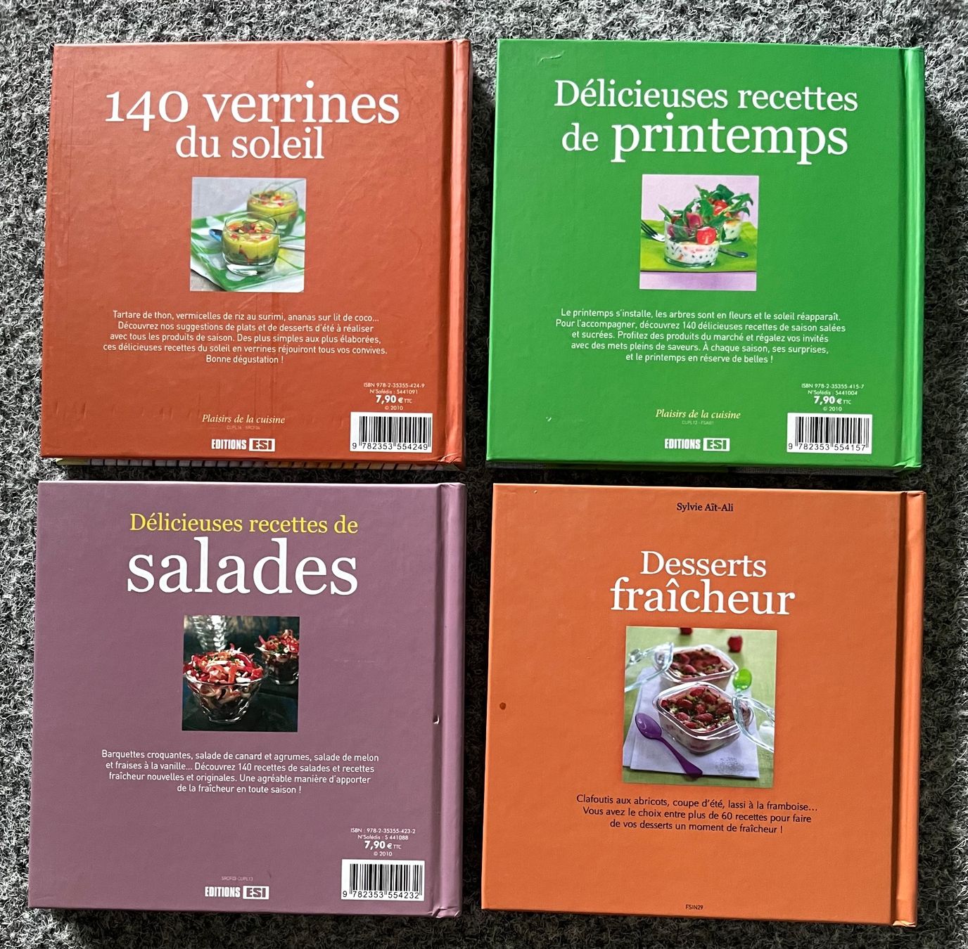 Bücher: 4 livres de recettes (collection) – Gebraucht aus Dombresson von joe_7p65 2
