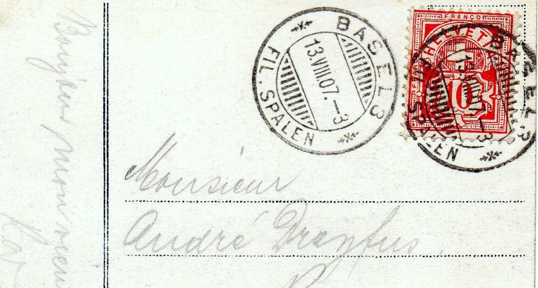Cartoline postali: BASEL Bundesbahnhof - Strassenbahn, Tram – Usato da Jona venduto da philajona 2