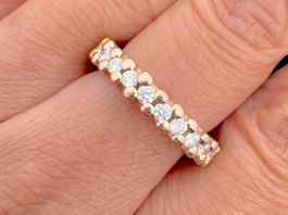 Les Millionaires Alliance Diam. 1.02ct Ring 18k 51.5 *S2198