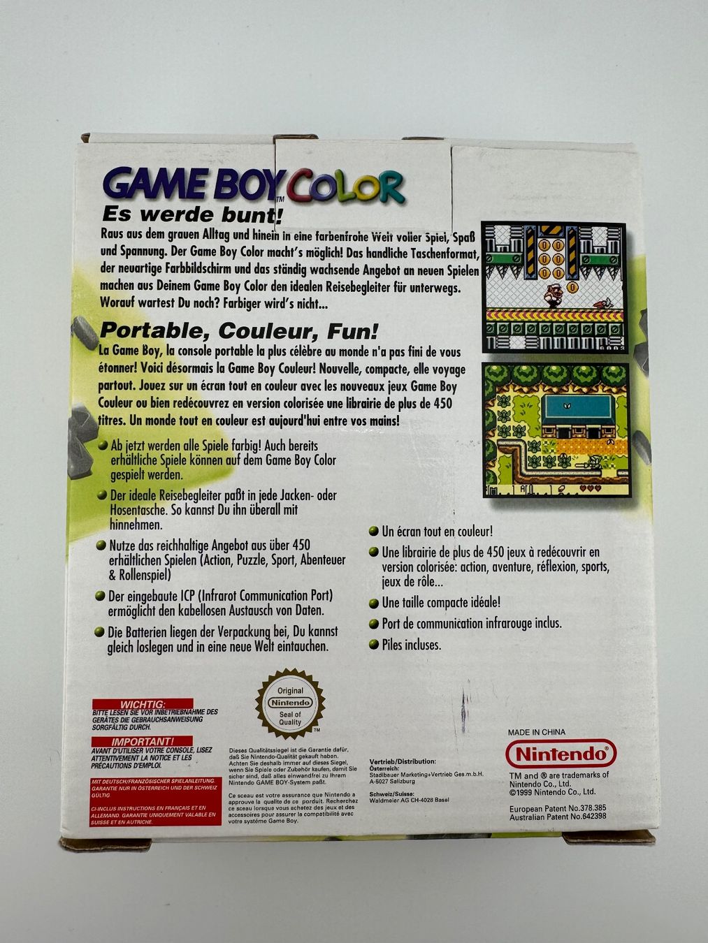 Nintendo Console: Game Boy Color Verte CIB – Usato da Alle venduto da retrokaz 2