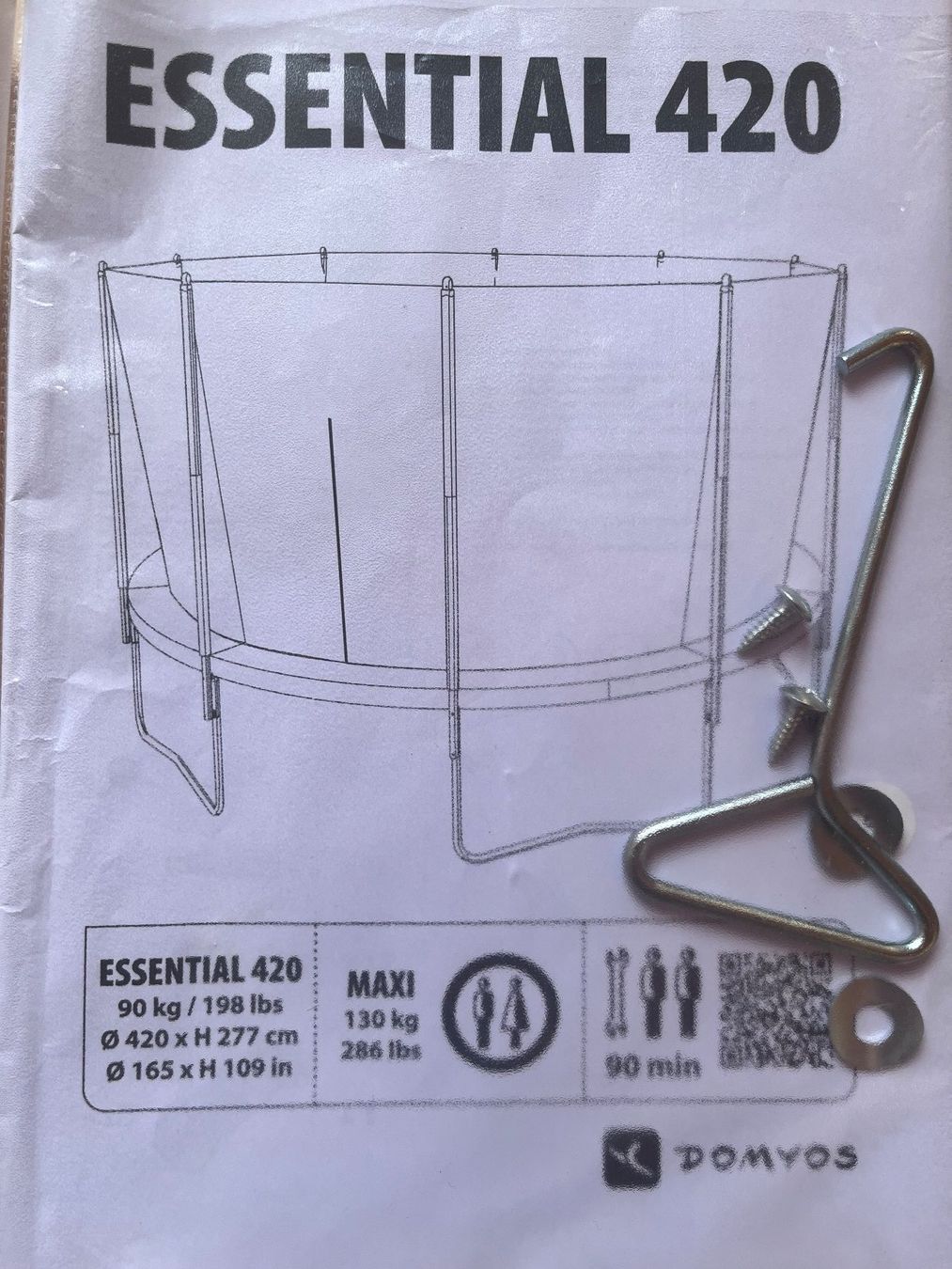 Decathlon Trampolines: Trampolin 4.2 Meter Durchmesser – D'occasion à Bangerten par lerais 1
