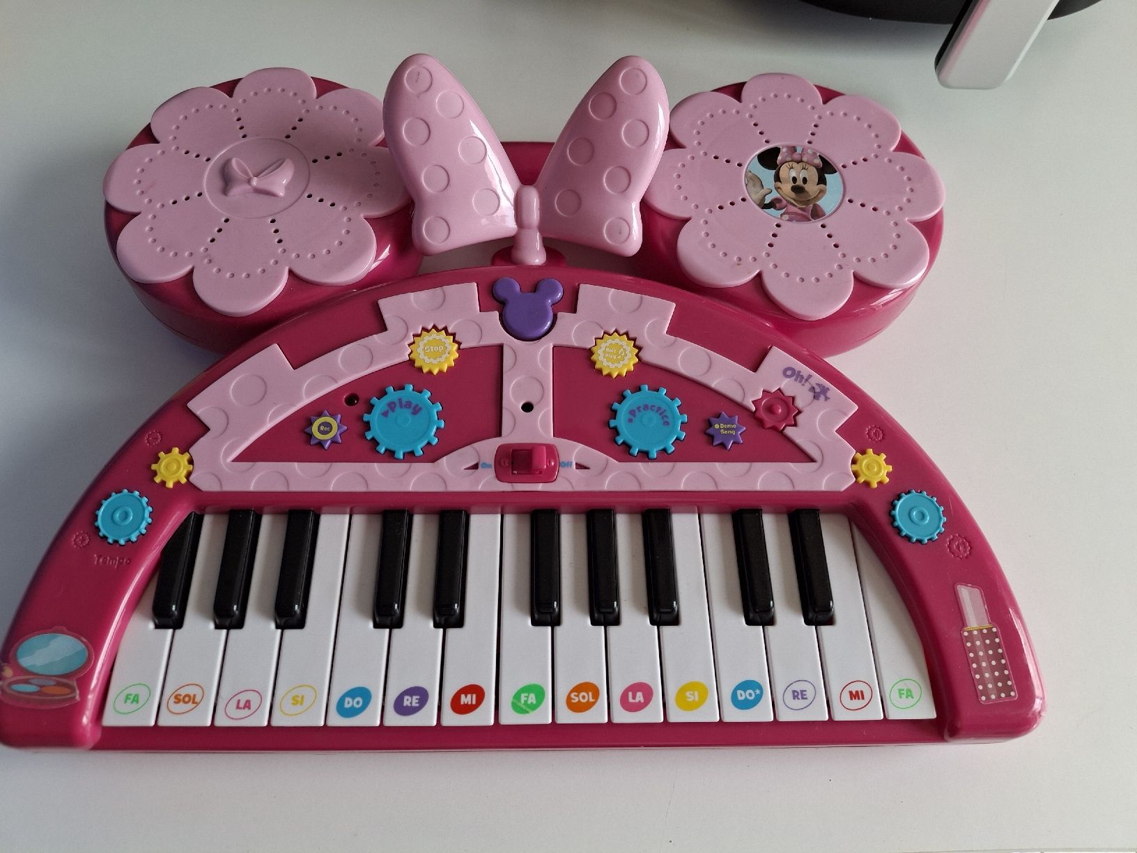 Disney Spielzeuge: Minnie Maus Keyboard Kinder pinker Zustand gut – Gebraucht aus Uhwiesen von Berna1952