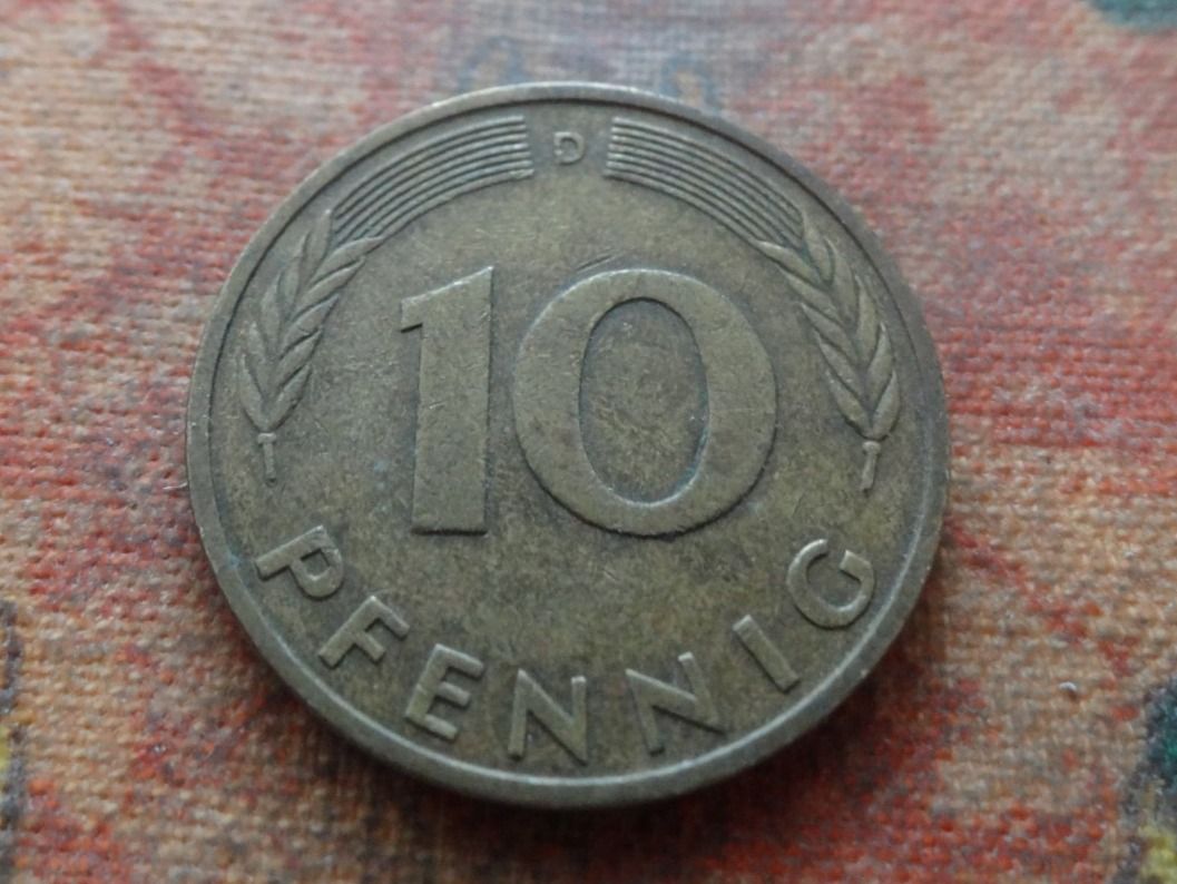 Tutti le monete: DEUTSCHLAND 10 Pfennig 1982 – Usato da Romanel-sur-Lausanne venduto da Swift13 1