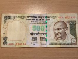 500 Rupien Indien India