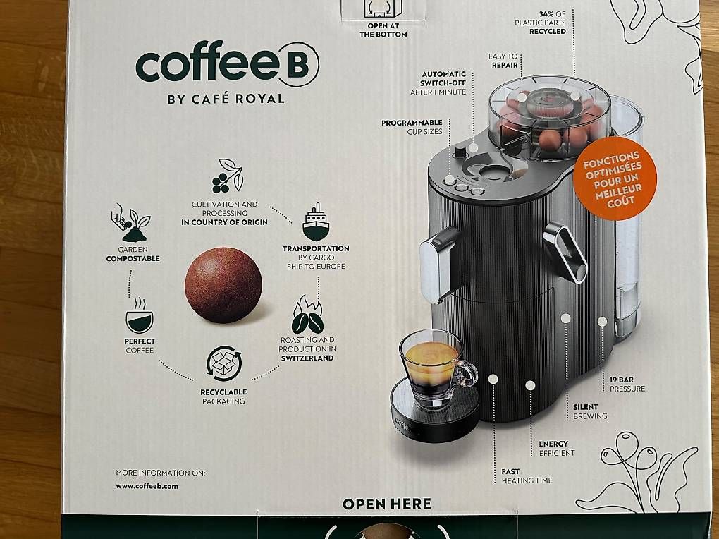 Macchine per caffè & Macchine per espresso: CoffeeB Globe Kaffeemaschine Inkl. 4 Päckchen Kaffee – Nuovo e nell'imballaggio originale da Abtwil SG venduto da leon-77