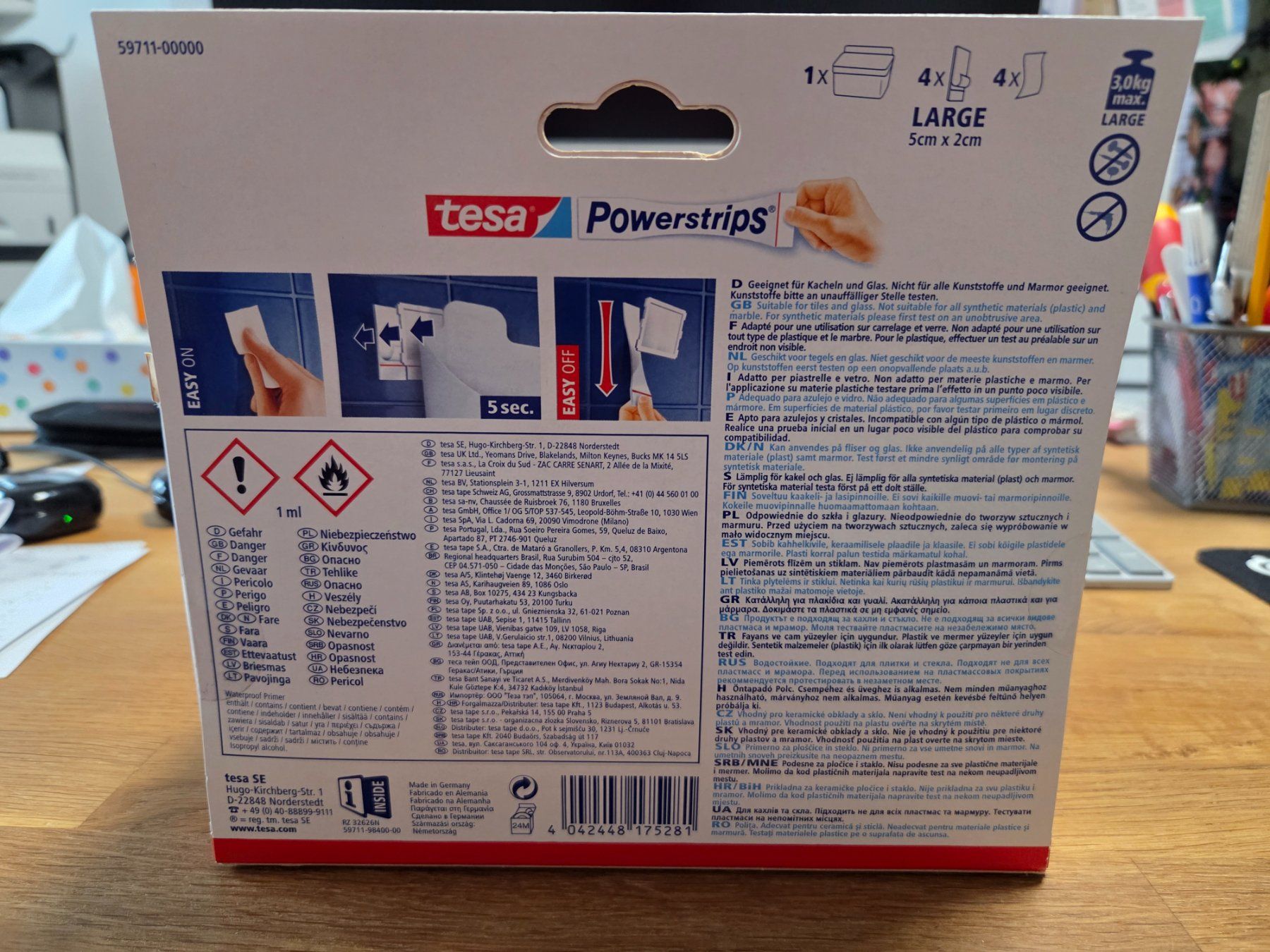 Tesa Wandhalterungen: Tesa Powerstrips Duschregal Waterproof - Neu – Neu und originalverpackt aus Rickenbach SO von Bytebull 2