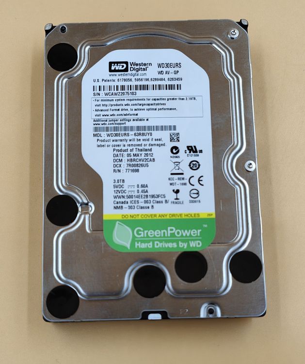 Harddisk WD AV-GP 3.5
