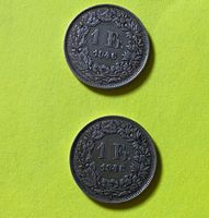 Zu verkaufen: 2 St. 1 Fränkler 1946-Silber