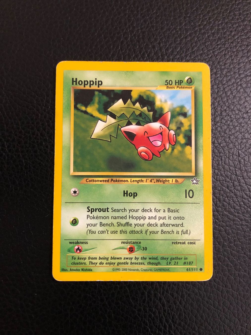 Pokémon Sammelbilder & Trading cards: Neo Genesis Hoppip 61/111 Ab 1 – Gebraucht aus Paradiso von Pkmn10