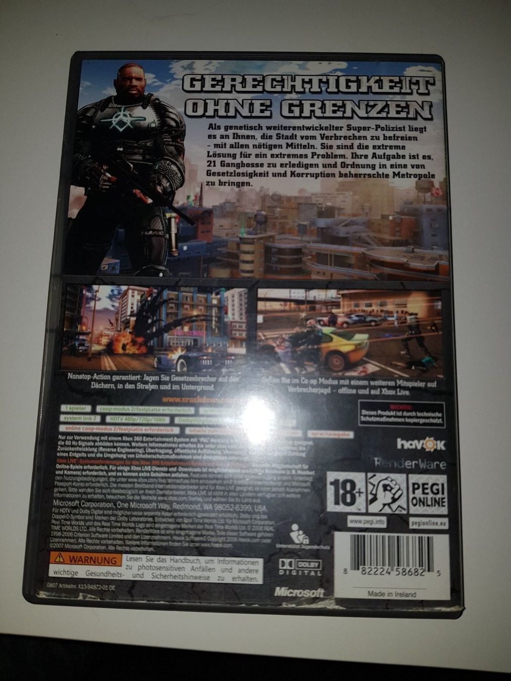 Microsoft Giochi: Crackdown XBOX 360 Classics – Nuovo (secondo la descrizione) da Emmenbrücke venduto da prisan_LU 2