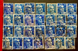 FRANKREICH BRIEFMARKEN MARKEN  Marianne Gandon GESTEMPELT