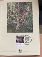 WWF 1988 El Salvador Langschwanzkatze 25c 1 Spendenblatt