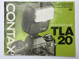 Contax TLA 20 Blitz Bedienungsanleitung