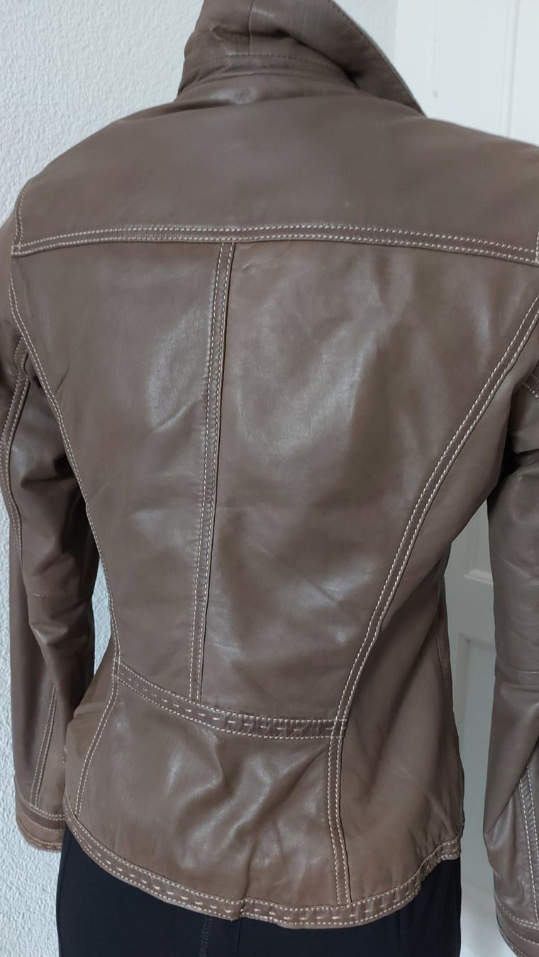 Giacche: Lederjacke, Lederblazer Braun von Steilmann – Usato da langenthal venduto da rundholz7 3
