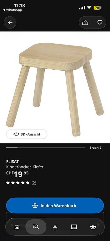 Tische: IKEA FLISAT Kindertisch – Neu und originalverpackt aus Bern von ilariamaria 3