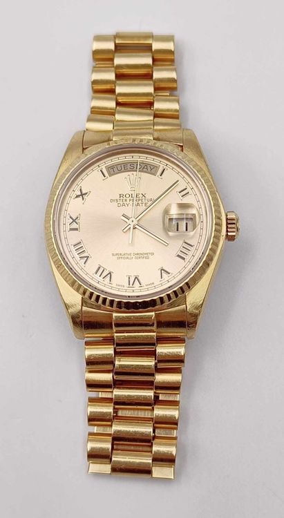 Rolex Orologi: ROLEX  OYSTER PERPETUAL "DAY- DATE" IN 18K GELBGOLD, 36MM – Usato da Luzern venduto da EdiGem 5