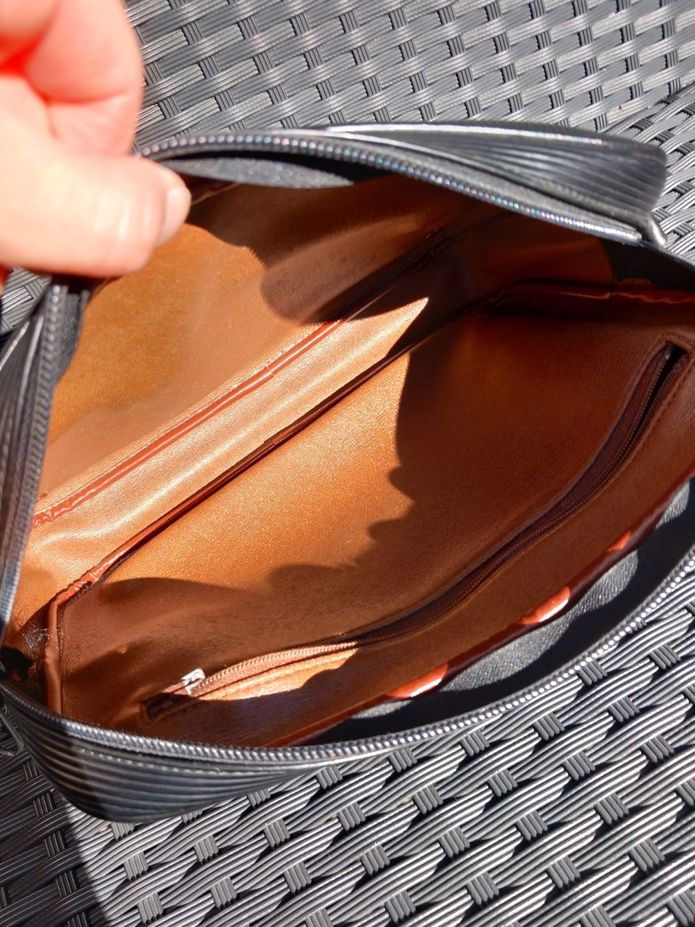 Borse da donna: Vintage Tasche aus Polyurethan und Leder – Usato da Winterthur venduto da Jopf1 8
