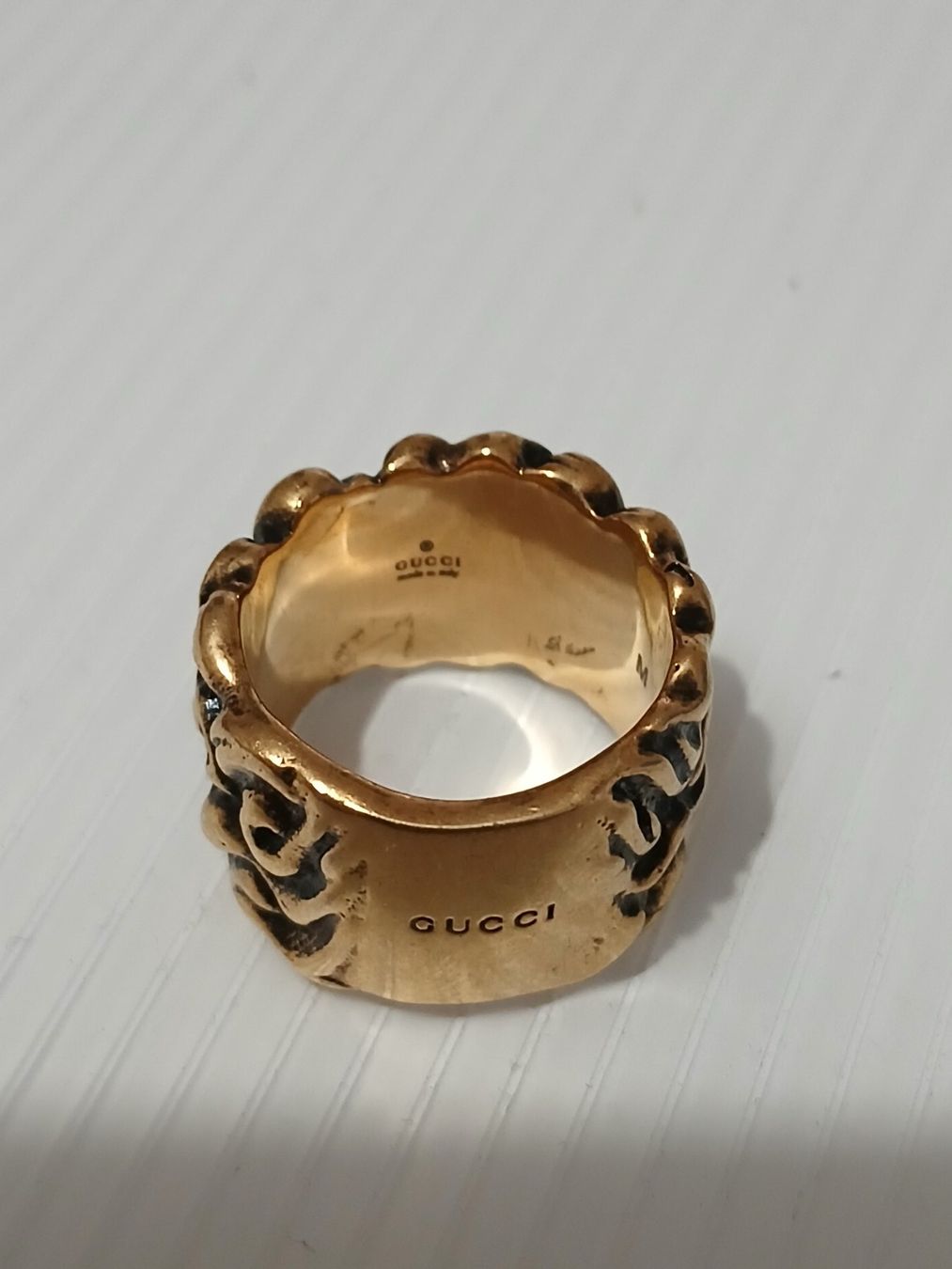 Gucci Bagues: Gucci ring "Lion mane" – D'occasion à Genève par GenevaLuxury 1