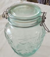 1 Liter Einmachglas mit Bügelverschluss mit Dichtundsgummi