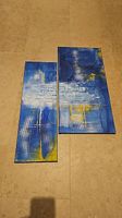 2-teiliges Modernes Leinwandbild Set