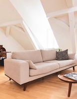 graues 2er Sofa zu verkaufen 