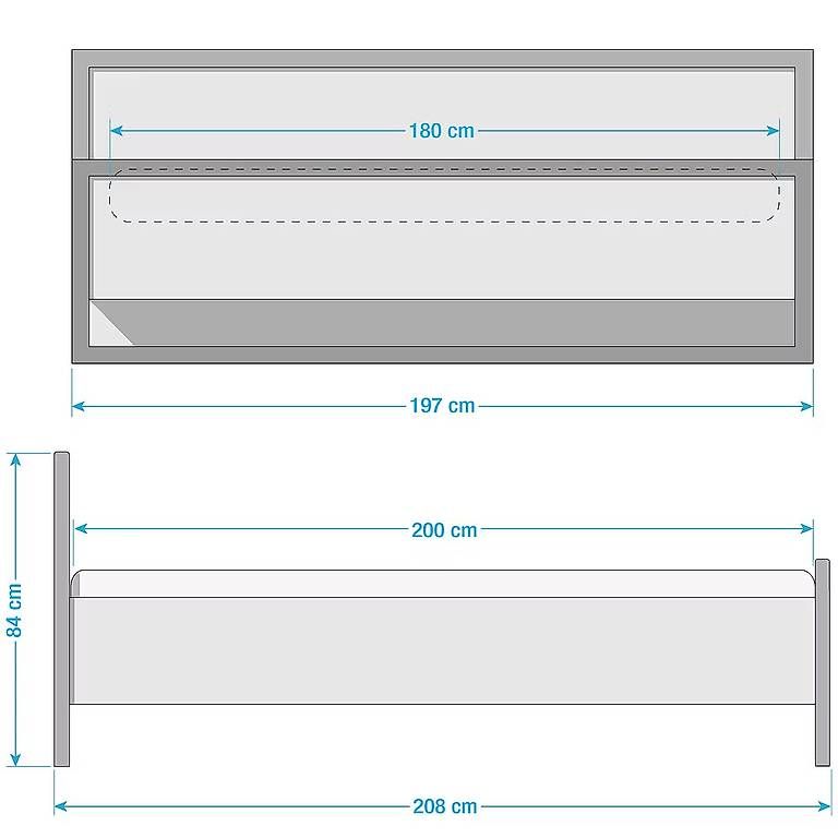 Letti: Lit en bois Marton / 180x200cm – Usato da Bulle venduto da Light-House 3