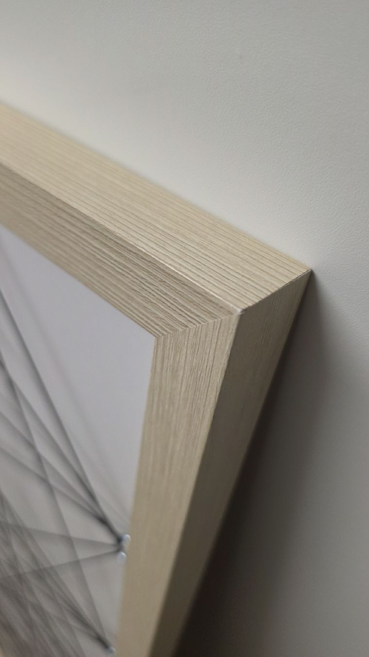 Alle Dekorationen: String Art Bild geometrisch Holzrahmen neu – Neu (gemäss Beschreibung) aus Winkel von roncalli 2