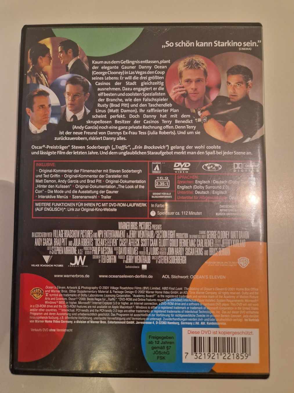 Tutti i DVDs: Ocean's Eleven DVD – Usato da Emmenbrücke venduto da alexa1983 1