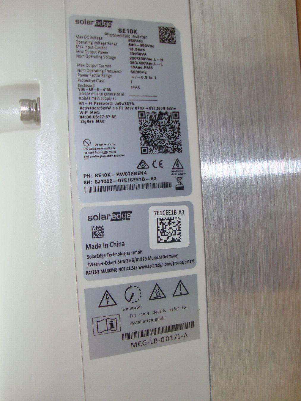 SolarEdge Inverter: Wechselrichter Solar edge SE10K – Usato da Wil SG venduto da Nindli 2