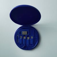 USB-C Ladekabel + Adapter für Micro USB, USB-A-C Sim-Nadel