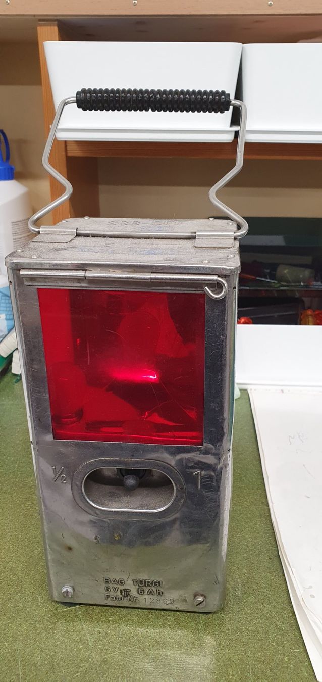SBB/CFF/FFS Lampade: SBB Kondikteur Handlampe – Usato da Würenlos venduto da jub_nd5j
