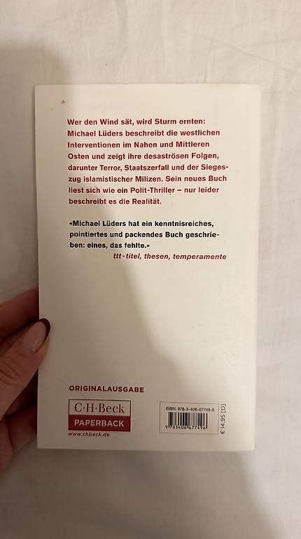 Bücher: Buch "Wer den Wind sät" – Gebraucht aus Bern von sshueli 1