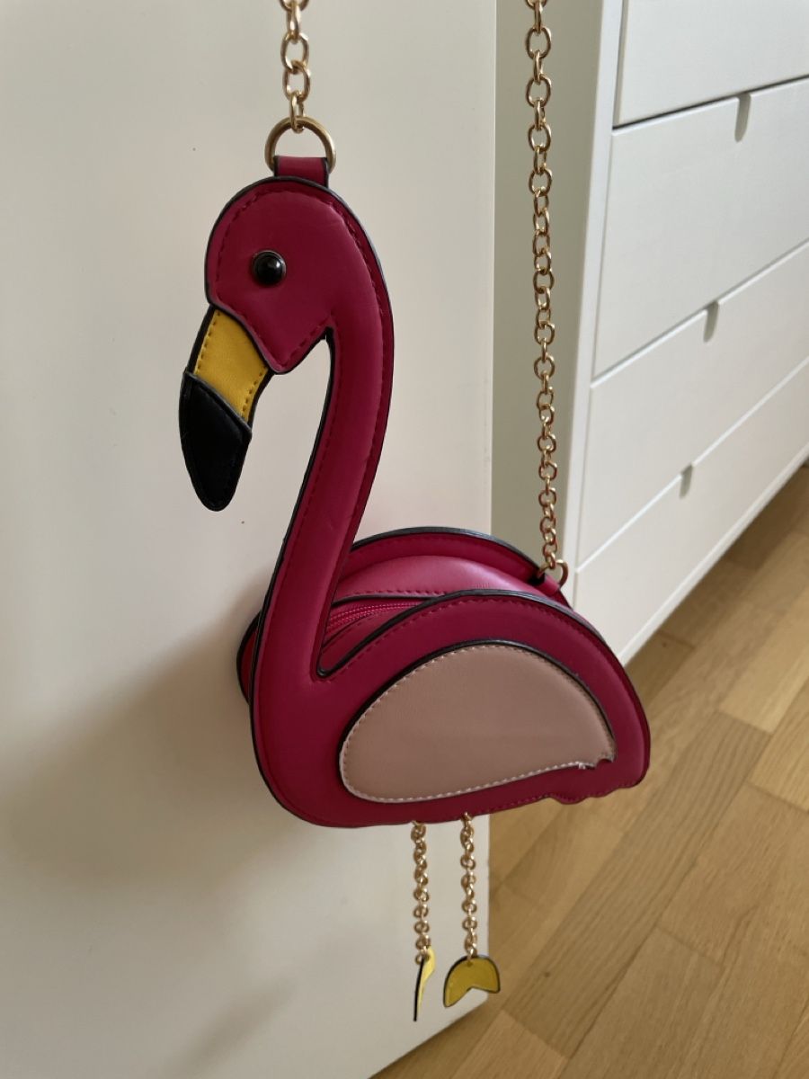 Borse da donna: Pink Flamingo Umhängetasche – Nuovo (secondo la descrizione) da Diepoldsau venduto da bellepastell 1