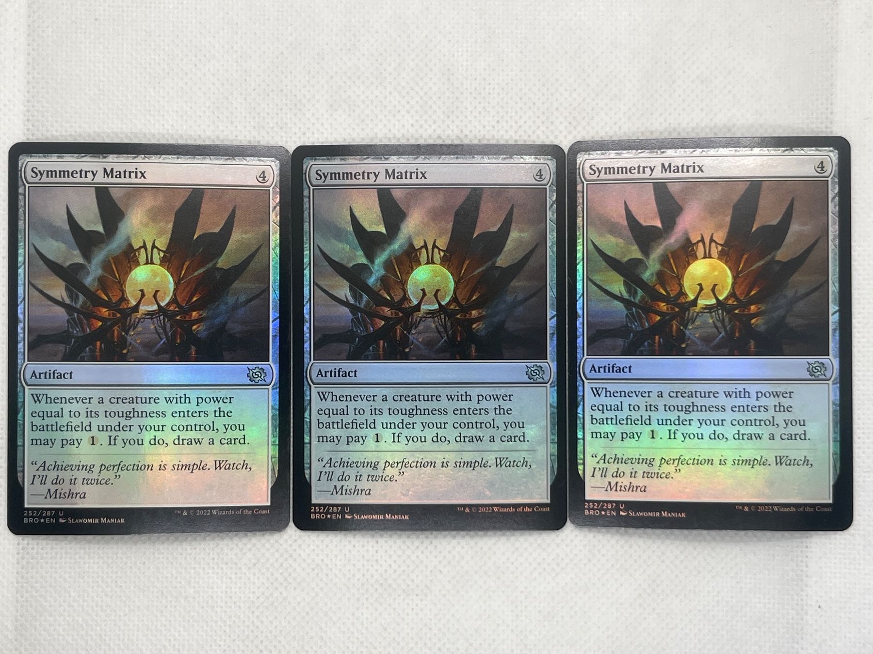 Magic The Gathering Carte collezionabili: 3x Symmetry Matrix Foil Magic Karten – Usato da Hinterkappelen venduto da Kim1992