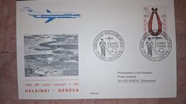 Swissair Helsinki - Geneva 07.01.1981
