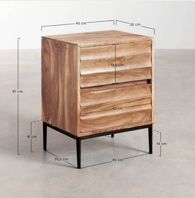 Comodini: Kave home Delsie table de nuit – Nuovo e nell'imballaggio originale da Bussigny venduto da kevin_pm