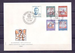 CH FDC Pro Patria Satz 1966
