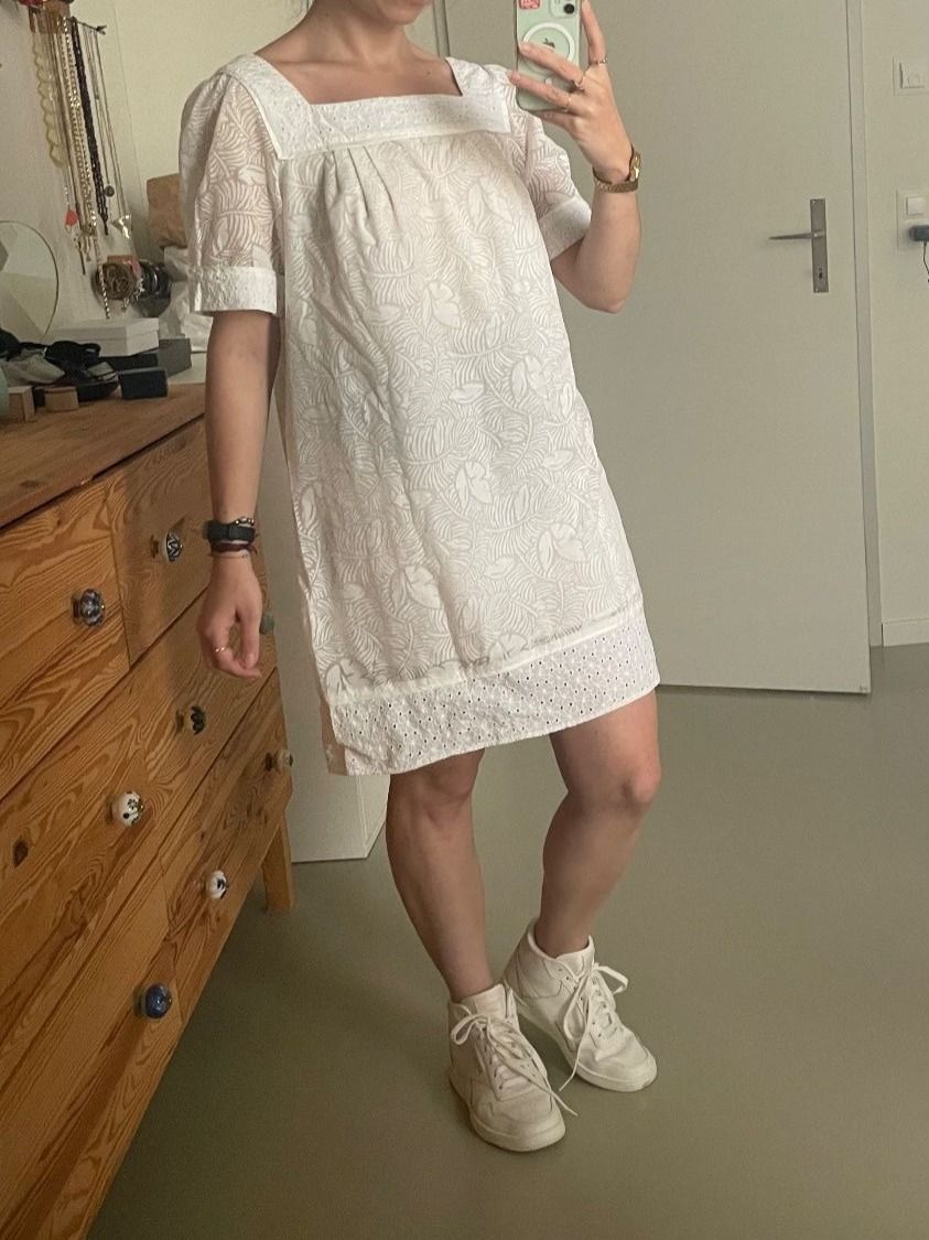 Vestiti: Summer Kleid mit bestickten Einsätzen MANOUKIAN Gr. S | Robe – Usato da Zürich venduto da AnnaSa