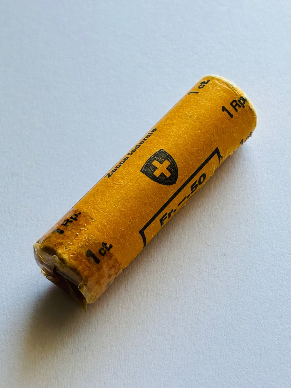 Tutti le monete: 1963 Rolle 1 Rappen Original Verpackung Kat. 100.- – Nuovo e nell'imballaggio originale da Müswangen venduto da buyin