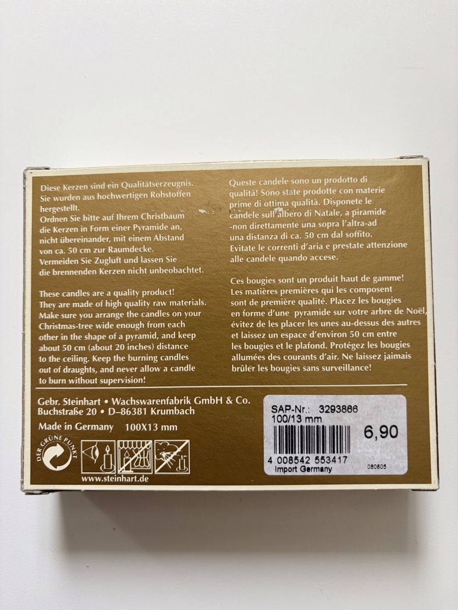 Candele: Bougies dorées – Nuovo (secondo la descrizione) da Le Noirmont venduto da Fanny_ 3