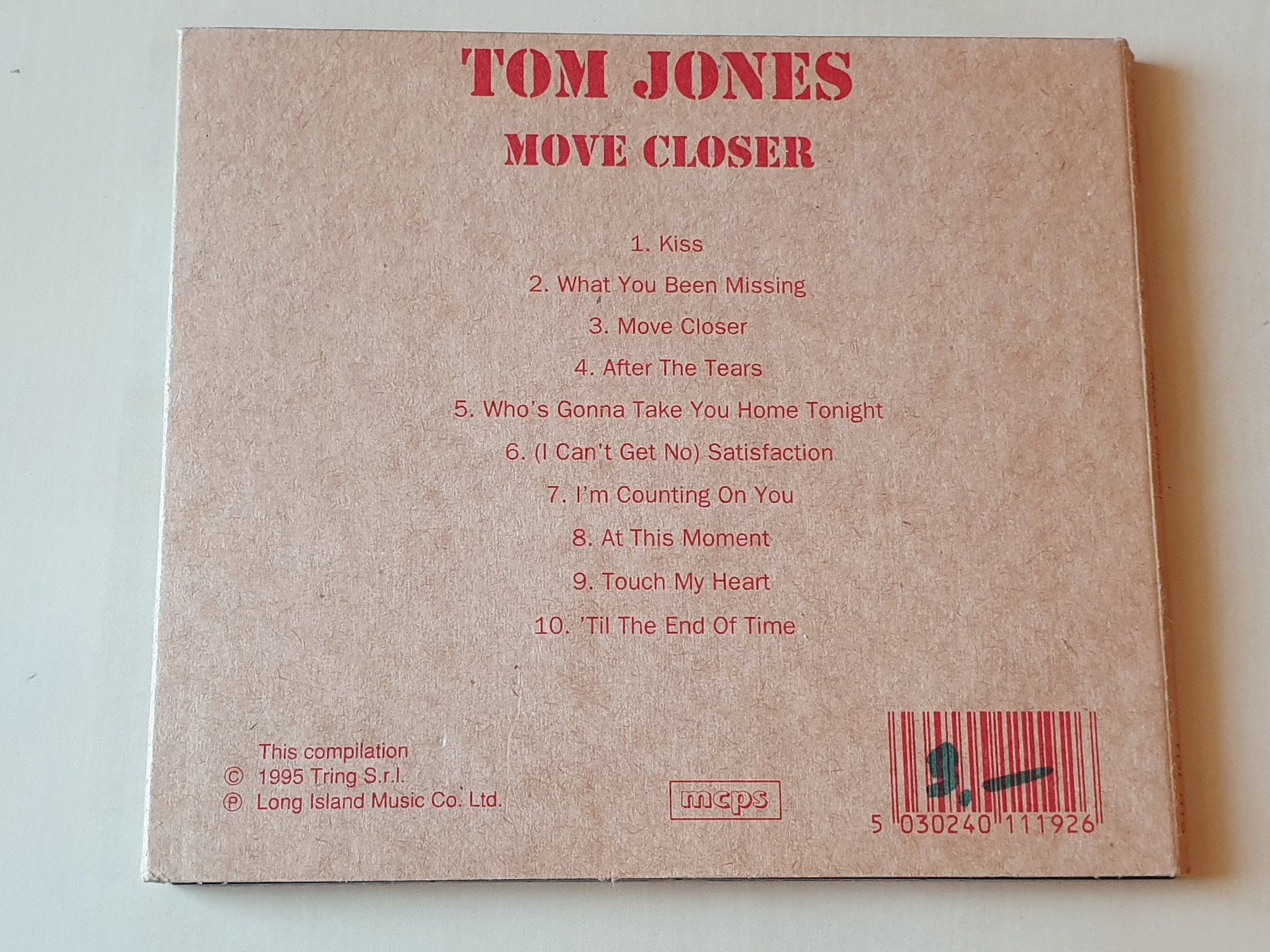CD: Tom Jones Move closer – Usato da Stansstad venduto da collectorsshop 1