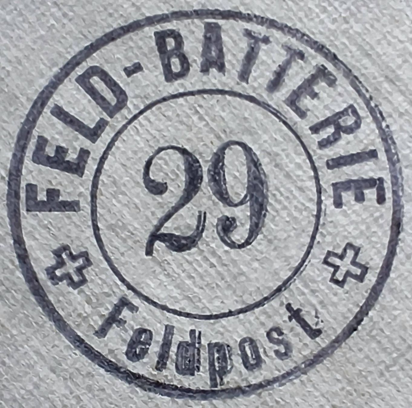 Tutti i francobolli: Feld Battrie 29, FP-Stempel, 1.WK, Art – Usato da Niederuzwil venduto da LichtPhil 1