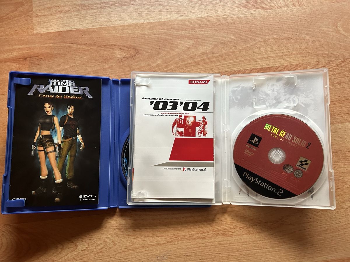 Sony Giochi: PS2 : Tomb Raider + Metal Gear Solid 2 – Usato da Schötz venduto da lor_z95g 1