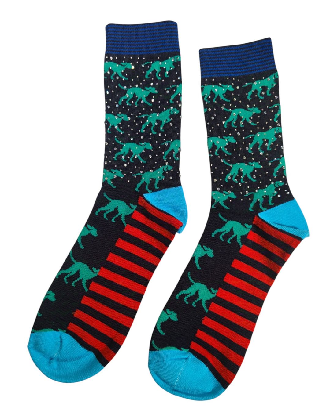 Calze: Strass-Socken Hunde / Dogs – Nuovo e nell'imballaggio originale da Zürich venduto da amysmith 1