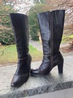 CORELLO Damen Lederstiefel dunkelbraun sehr guter Zustand
